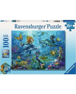 Puzzle pentru copii Ravensburger  din 100 XXL piese - Aventură subacvatică