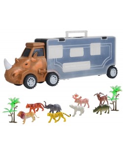 Raya Toys - Rinocer cu animale, 11 bucăți