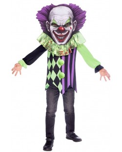 Costum de carnaval pentru copii Amscan - Scary clown, 6-8 ani
