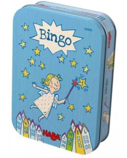 Joc magnetic pentru copii Haba - Bingo, in cutie metalica