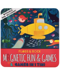 Jocuri magnetice pentru copii Floss and Rock - Lumea subacvatica