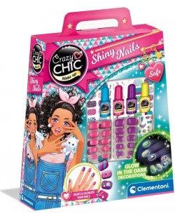 Set pentru copii - Clementoni Crazy Chic - Shiny nails
