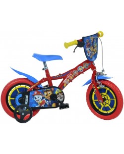 Bicicleta pentru copii Dino Bikes - Paw Patrol, 12'', roșu