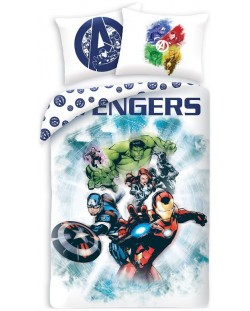 Set lenjerie de pat copii Uwear - Avengers