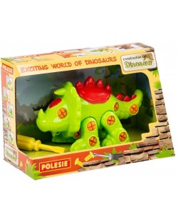 Constructor pentru copii Polesie Toys -  Dinozaur triceratops