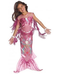 Costum de carnaval pentru copii Rubies - Sirenă, roz, 9-10 ani