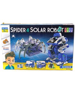 Robot solar pentru copii 3 în 1 Guga STEAM - Păianjen