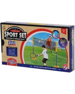 Set pentru copii 2 în 1 GT - Pentru volei și badminton