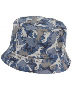 Pălărie de vară pentru copii cu protecție UV 50+ Sterntaler - Dinozauri, 51 cm, 18-24 luni
