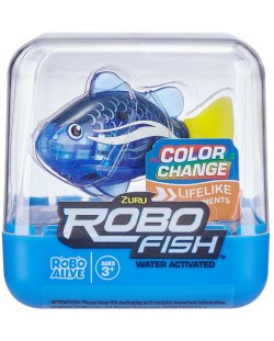 Jucarie pentru copii Zuru - Robo fish, albastru inchis