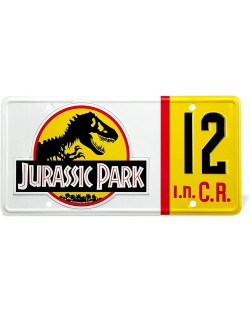 Decorațiuni de perete Doctor Collector Filme: Jurassic Park - Plăcuță de înmatriculare