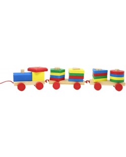 Jucarie pentru copii Toru Toys - Trenut din lemn, 38 cm 