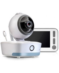 Monitor video digital pentru copii Reer - BabyCam, XL, alb 
