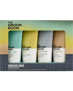 Dirty Works Set de bărbaț Groom Skincare Minis, 4 piese