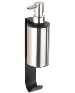 Dozator de săpun lichid cu agățător Wenko - Telde, 200 ml, 6,5 x 26 x 10 cm