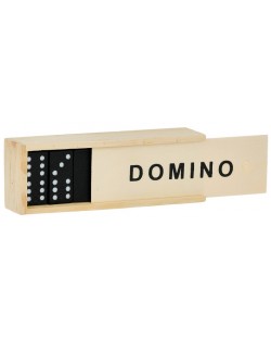 Domino în cutie de lemn GT - 28 piese