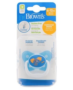 Dr. Brown's PreVent Silicone Orthodontic Soother - Elephant, 6m+
