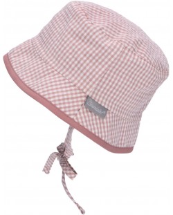 Pălărie cu două fețe cu protecție UV 50+ Sterntaler - 45 cm, 6-9 luni, roz