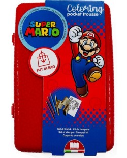 Set de colorat de buzunar  Uwear - Super Mario