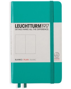 Agenda de buzunar Leuchtturm1917 - A6, pagini albe, Emerald