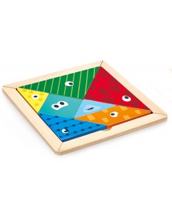 Jocul pentru copii Hape - Tangram, din lemn