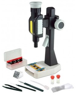 Jucarie educativa Edu Toys - Microscop Junior, cu lumina LED