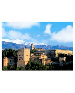 Puzzle Educa de 1000 piese - Castelul Alhambra, Granada