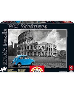 Puzzle Educa de 1000 piese mini - Colosseum, Roma, miniatura