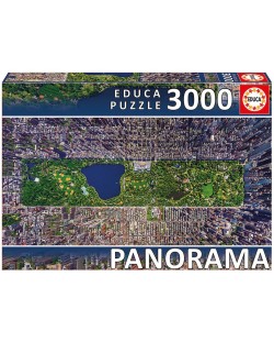 Puzzle panoramic Educa de 3000 piese - Central Park, New York