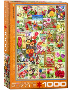 Puzzle Eurographics de 1000 piese – Catalog cu seminte colorate