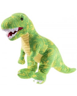 Jucărie de pluș ecologică Heunec - Dinozaur verde, 43 cm