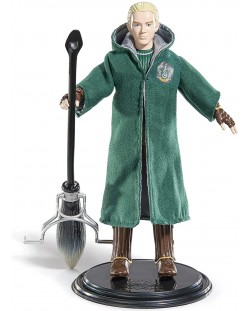 Figurină de acțiune The Noble Collection Movies: Harry Potter - Draco Malfoy (Quidditch) (Bendyfig), 19 cm