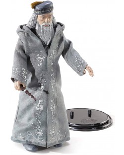 Figurina de actiune The Noble Collection Movies: Harry Potter - Albus Dumbledore (Bendyfigs), 19 cm