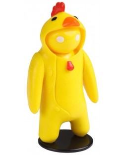 Figurină de acțiune P.M.I. Games: Gang Beasts - Yellow Chicken Kigurumi, 11 cm