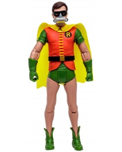 Figurină de acțiune McFarlane DC Comics: Batman - Robin cu mască de oxigen (DC Retro), 15 cm