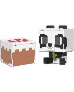 Figurină de acțiune Mattel Games: Minecraft - Panda & Cake (Flippin Figs)