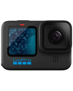 Cameră de acțiune GoPro - HERO 11 Black, 27 MPx, WI-FI, GPS