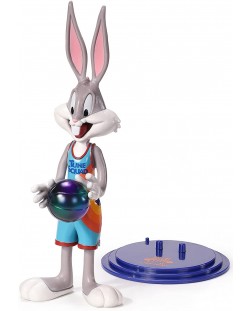Figurina de actiune The Noble Collection Movies: Space Jam 2 - Bugs Bunny (Bendyfigs), 19 cm