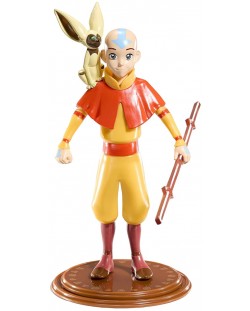 Figurină de acțiune The Noble Collection Animation: Avatar: The Last Airbender - Aang (Bendyfig), 18 cm