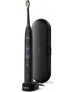 Periuță de dinți electrică Philips Sonicare - ProtectiveClean, cu husă, neagră