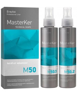 Erayba MasterKer Sistem pentru volum cu keratină și acizi multifructiferi M50, 2 x 150 ml