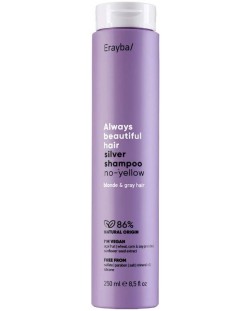 Erayba ABH Silver  Șampon tonifiant pentru nuanțe de galben nedorite, 250 ml