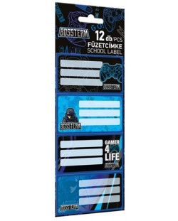 Etichete Lizzy Card Gamer 4 Life - 12 bucati