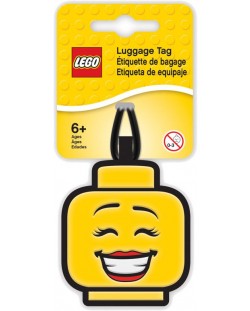 Eticheta ID bagaj Lego Wear - pentru fete, galben