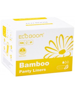 Absorbante biodegradabile din bambus de zi cu zi Eco Boom - Premium, 30 buc
