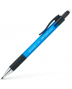 Creion automatic Faber-Castell Grip Matic - 0.5 mm, albastru