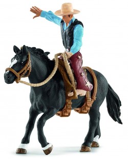 Set figurine Schleich Farm World - Cowboy, calare
