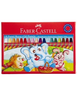 Pasteluri uleioase Faber-Castell - 18  culori