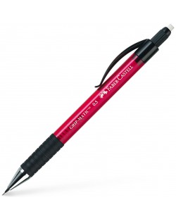 Creion automatic Faber-Castell Grip Matic - 0.5 mm, rosu