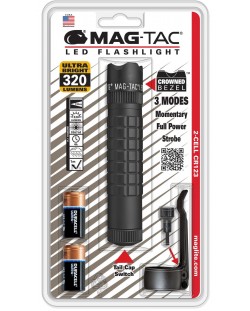 Felinar Maglite Mag-Tac – LED, Crown, negru